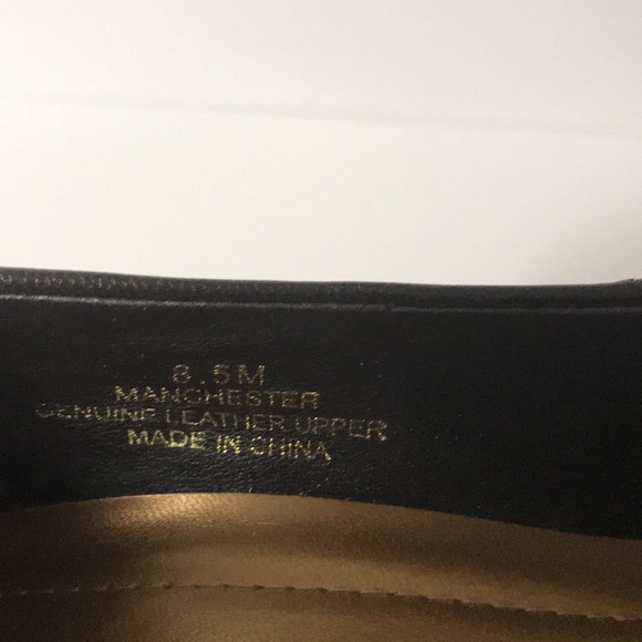 NWOT Dark Brown Leather Marquise Heel 8.5M - Picture 6 of 6
